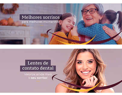 Redação| Banners para site |Cliente: Sallum Odontologia