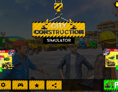 city construction game ui