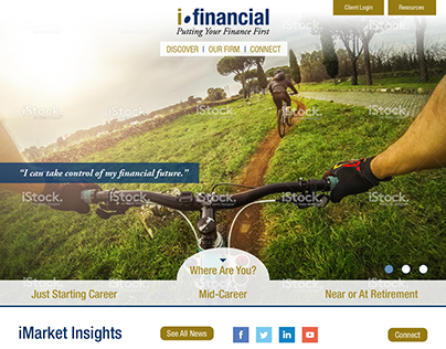 iFinancial Website Design