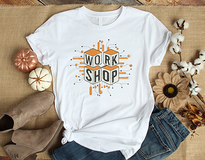 Custom T-shirt design I Work Shop