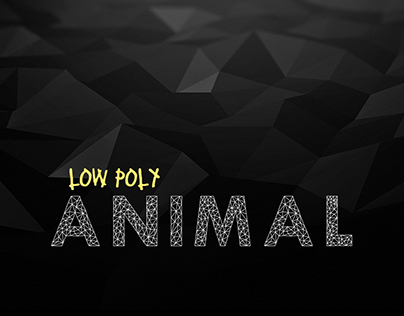Low poly animal