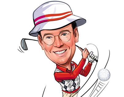 Famous Golf Caricature