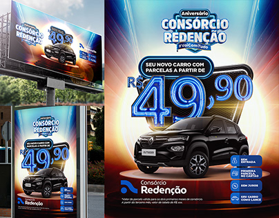 Advertising Campaign - Redenção Consórcio Anniversary
