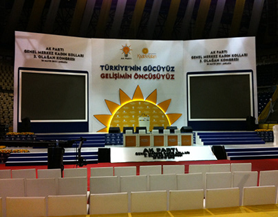 AK Parti Kadın Kolları 3. Olağan Kongresi Sahne Fonu