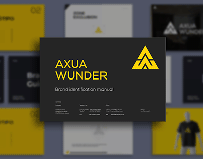 Axua Wunder Full Brand Guideline Design