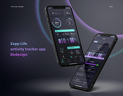 Zepp life activity tracker app redesign