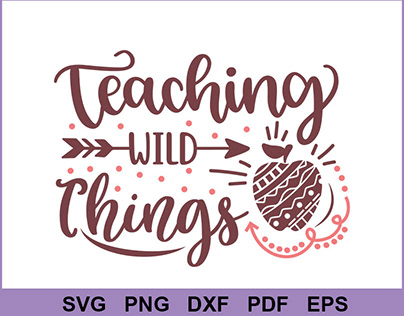 Teaching wild things SVG
