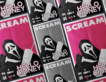 Scream Franchise Poster Design
