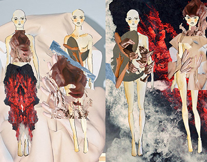 Impression of a Touch - Fashion Collage Project