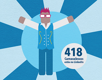 Profissão Carnaval - Infográfico LinkedIn