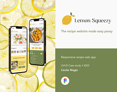 Lemon Squeezy • Responsive recipe app