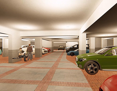 Basement floor parking