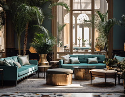 Luxury Hotel Concept | Paris - Marrakech . AI