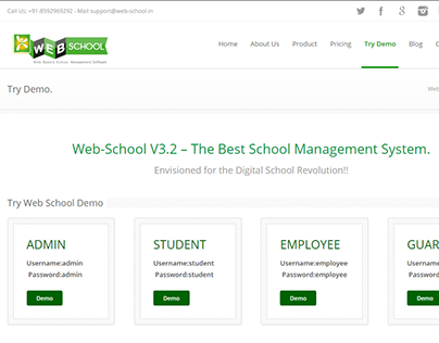 Web-School – The Best School Management System