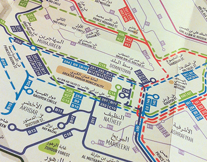 Amman's Unofficial Transport Map