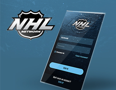 NHL Network UI consept