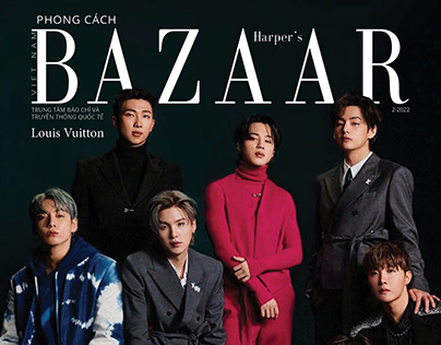 Harper's Bazaar magazine with BTS (Tạp chí BTS)