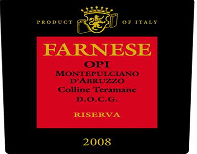 Rượu vang Farnese Montepulciano DAbruzzo