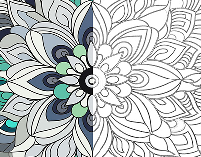 AI-Enhanced Art Therapy Coloring Book