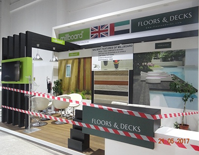 EXHIBITION STAND FOR FLOORS AND DECKS