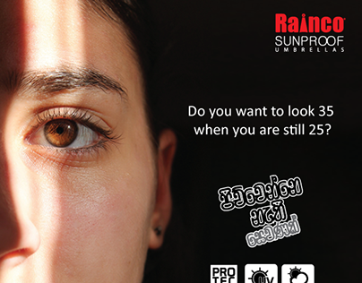 Rainco sun umbrella promotion facebook post campaign