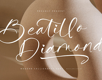 Beatillo Diamond - Modern Calligraphy Font