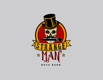 Logo Strange Man / Rock band