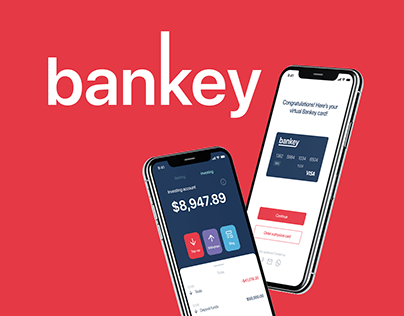 Bankey — Mobile Banking App Concept