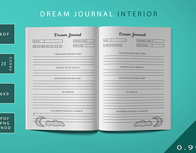 Project thumbnail - DREAM JOURNAL INTERIOR