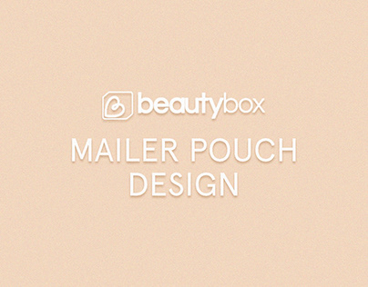 2022 Beautybox Mailer Pouch Print Design