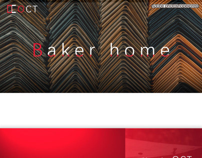 Web identity design pratice—bake industry