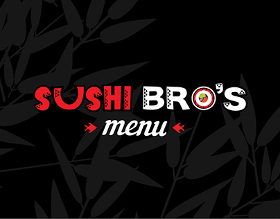 Sushi Bros Menu Design - by Fourth Dimension Logo