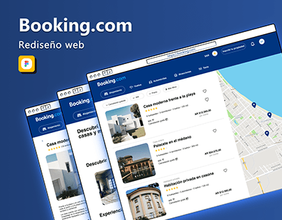Rediseño web UX/UI - Booking.com