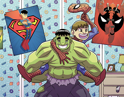 Superman Spiderman Hulk Projects | Photos, videos, logos, illustrations and  branding on Behance