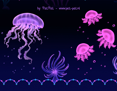 Bubble Jellyfish Pattern Design