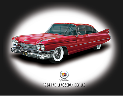 1964 Cadillac Sedan Deville (Hyperrealism)