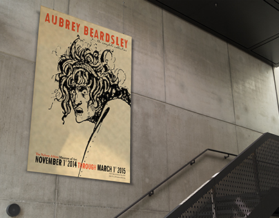 Aubrey Beardsley Exhibit Poster