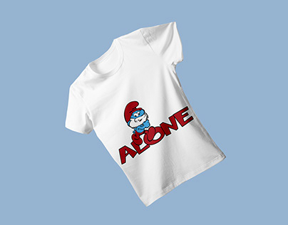 Alone Smurfs Tshirt