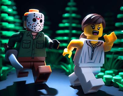Three versions of Jason Voorhees from LEGO