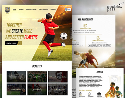 Soccer Tournament Website Design
