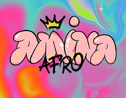 logo + flyer Amina Afro