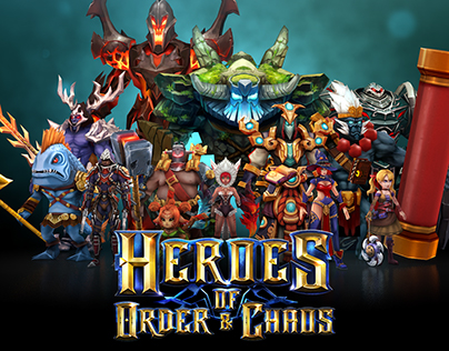Heroes of Order and Chaos - Game Artwork