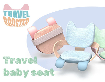 Foldable travel child seat
