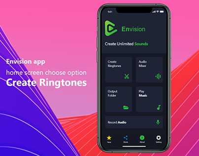 Envision Ringtone Maker app