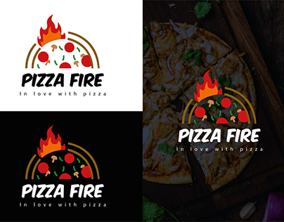 Logo Pizza fire