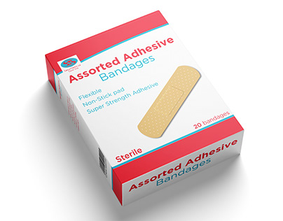 Bandage and Medicine Packaging Box Design