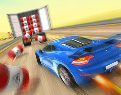 Extreme Car Stunts- Highway Car Impossible Stunts