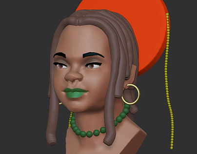 African Game Character