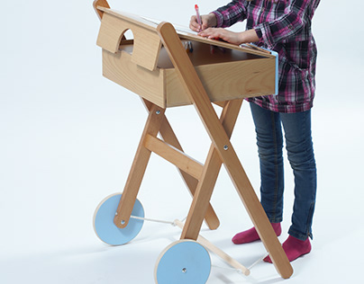 Taligáló_ Download Design Kid // Standing desk for kids