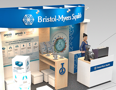 Opdivo Bristol-Myers Squibb Medical Event Booth
